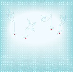 doves and hearts
