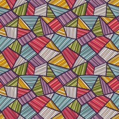 Seamless Geometric Pattern N124