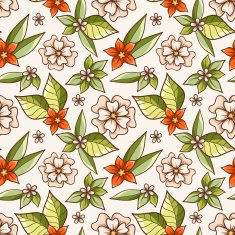 Seamless Floral Pattern N801