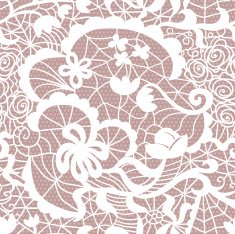 Lace vector fabric seamless pattern N34