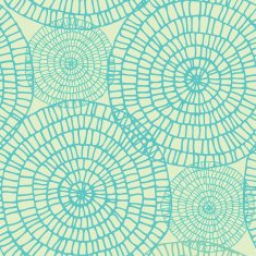 Abstract seamless summer swirl lace pattern