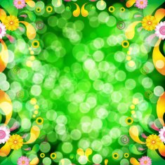 Abstract green background N14