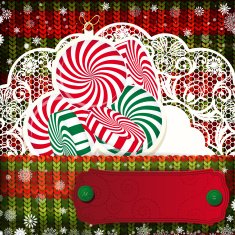 Christmas candy frame N2