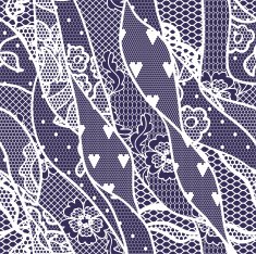 Lace seamless pattern with flowers N188