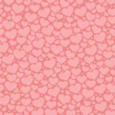 Abstract pattern with hearts