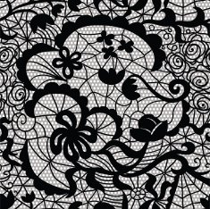 Lace vector fabric seamless pattern N36