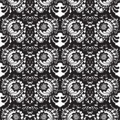 Lace vector fabric seamless pattern N38