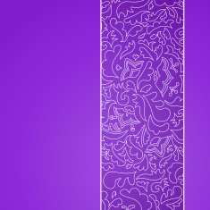 Flower stripe ornamental pattern