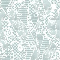 Lace seamless pattern with flowers N190