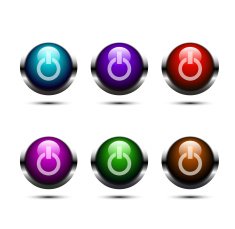 Vector power buttons