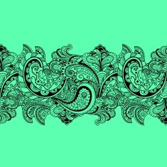 Vector vintage floral pattern N20