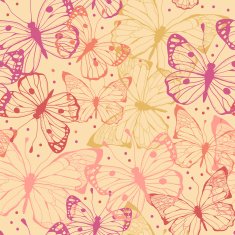 Vector seamless of butterflies