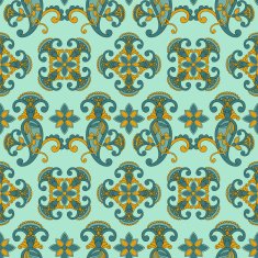 Vector Seamless Paisley Pattern N4