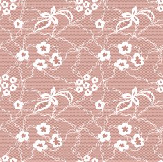 Lace seamless pattern with flowers N191