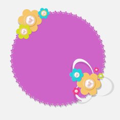 Frame in retro vintage background Vector illustration N3