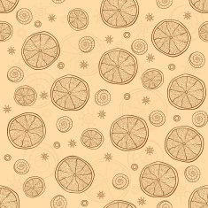 Seamless pattern with citrus N2