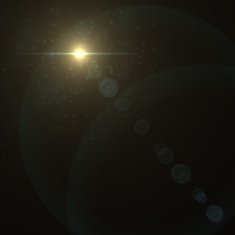 Vector star sun with lens flare N5