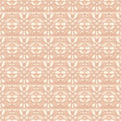 beige retro flowers