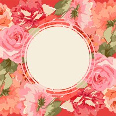 Postcard with luxury bouquet of peonies N6