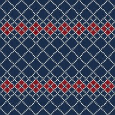 Winter Holiday Seamless Knitted Pattern N22