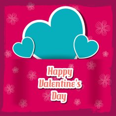 happy valentine's day background cards concepts Vector illustration design N39