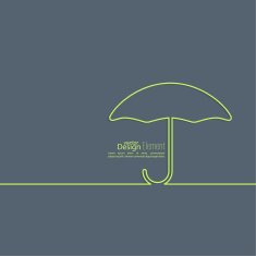 Abstract background with open umbrella N2