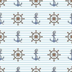vector pattern with anchor and helm N4