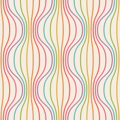 Seamless pattern with wavy lines