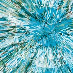 abstract color radial shape background N3