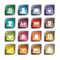 clothing and accessories icons N10