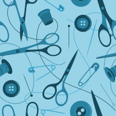 Sewing seamless pattern N3