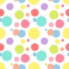 Seamless patterm with painted splash texture N11