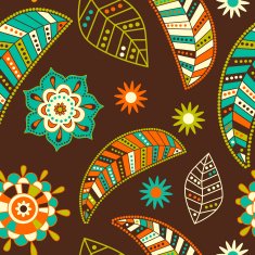 Vector seamless floral pattern N254