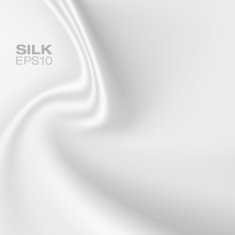 White silk background vertical composition