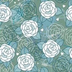 Seamless pattern with roses N37