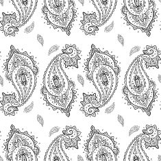 Seamless Paisley background N53