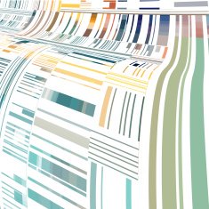 abstract colorful wave stripe pattern background N7