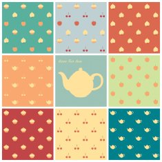 Eight patterns time for tea