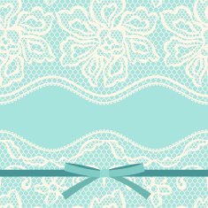 Vintage fashion lace ornament background with flowers N6