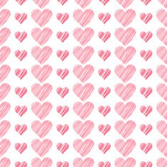 Romantic seamless pattern with hearts Beautiful vector illustration Background N9
