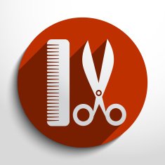Vector hair salon tools N26