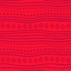 Tribal red vector pattern