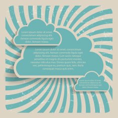 Abstract Cloud Background Vector Illustration N11