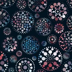 abstract colorful polka dots pattern background N17