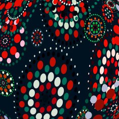 abstract colorful polka dots pattern background N18
