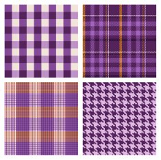 purple checks