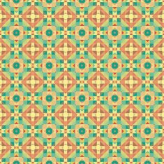 Graphic seamless colorful pattern Flat style N12