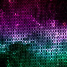 Nebular mosaic vector background