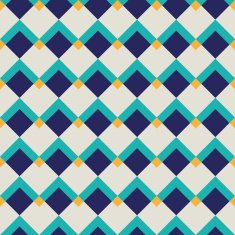 Fashion pattern with squares N3