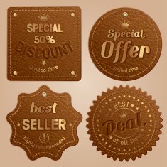 leather label N2